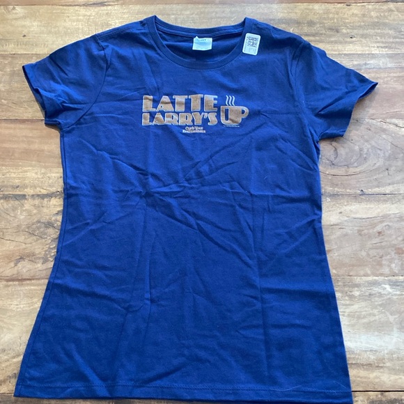 Tops - Curb your enthusiasm Latte Larry’s women’s t-shirt